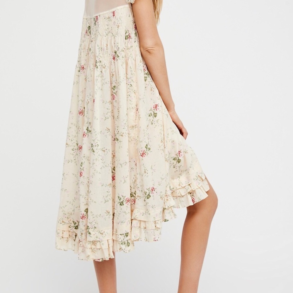Free People tea combo decadent midi dress - Picture 2 of 8